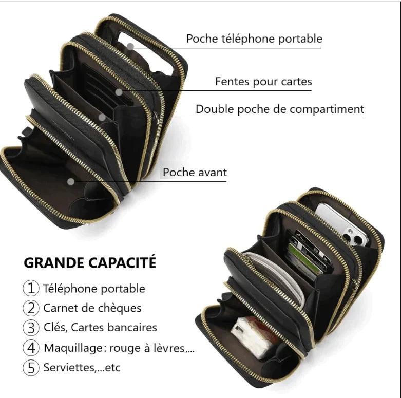 Portefeuille avec Pochette Pour Téléphone - Modèle Maxi 2023 - swissfashion